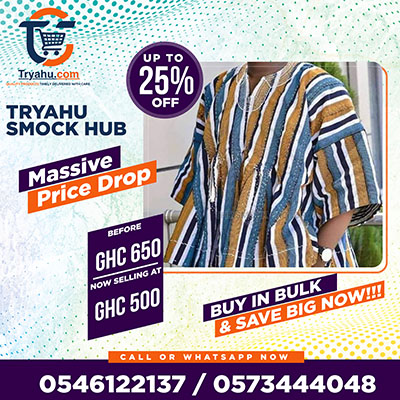Original Handwoven Smocks Ghanaian Fugu & Batakari | Tryahu